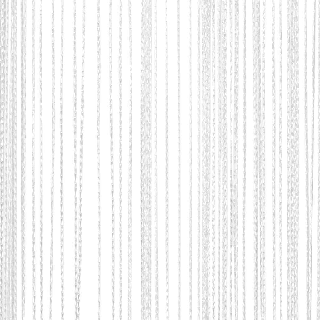Generico 2 Pz Tende a Fili 100x250 cm Bianche,Trattamenti per finestre,Tende e tendaggi-132398