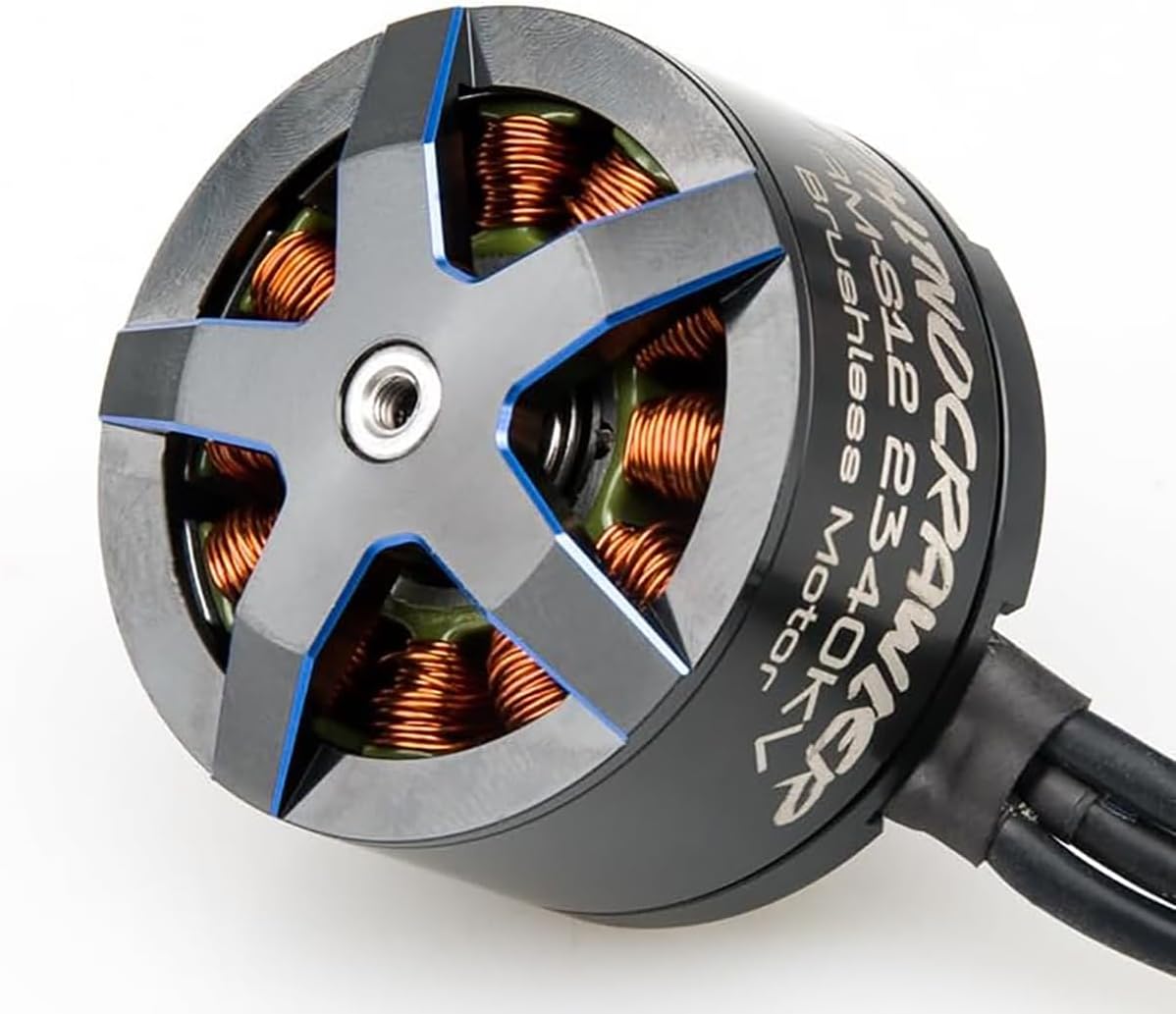 RhinoCrawler Crawler 3524 Outrunner Brushless Motor for 1/10 1/12 AM32 ESC40A RC Crawler Car Axial SCX10 Traxxas TRX-4 TRX-6 Tamiya (RM-S12 1470KV Motor)