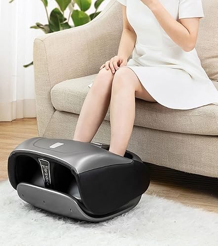 Miniatura 3 de TOEWOE Masajeador de pies con calor, masajeador Shiatsu de pies y pantorrillas, masajeador de pies de amasamiento profundo para aliviar el dolor,