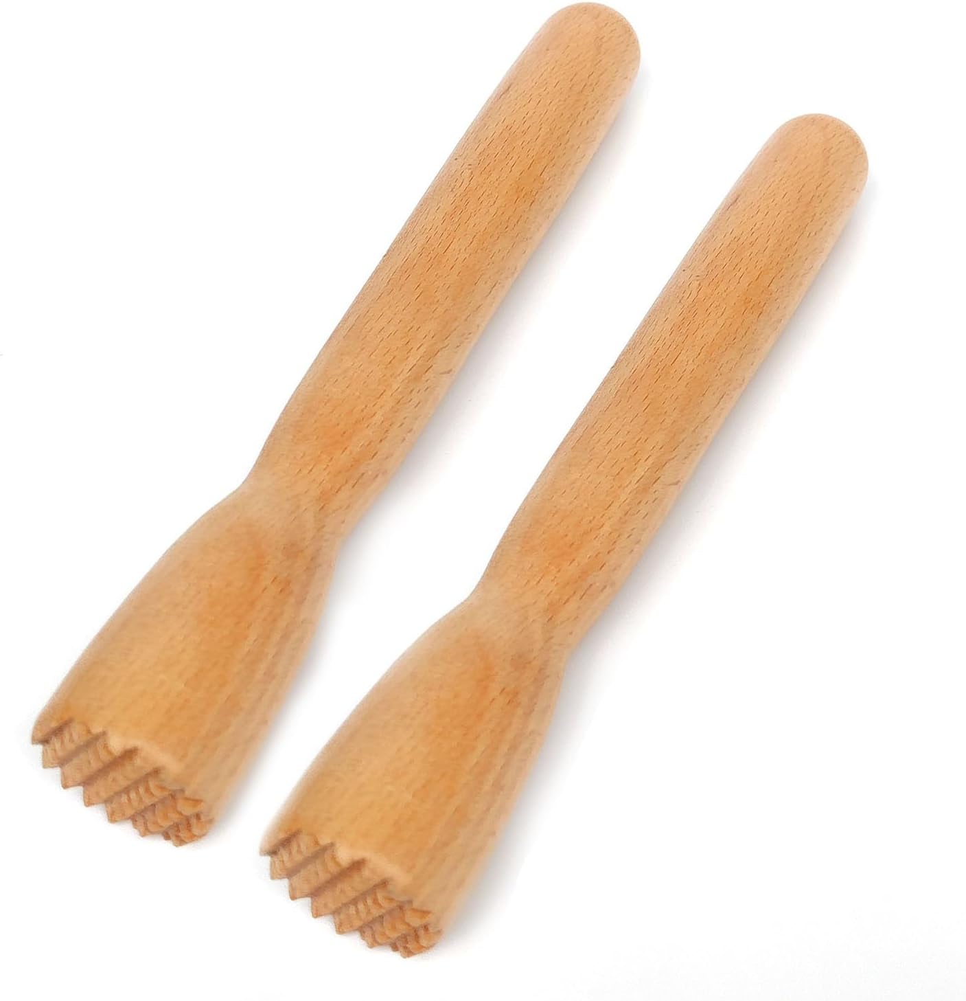 8.25inch Medium Diameter Wood Stomper Pusher for Meat Grinder Mincer (Wood Pusher)