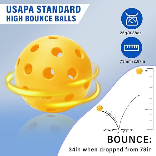 Miniatura 5 de Match Buddy Pickleball Trainer - Pickle Ball Practice Rebounder with 2 Balls, Pickleball Training Aids for Adults, Kids, for Self Practice