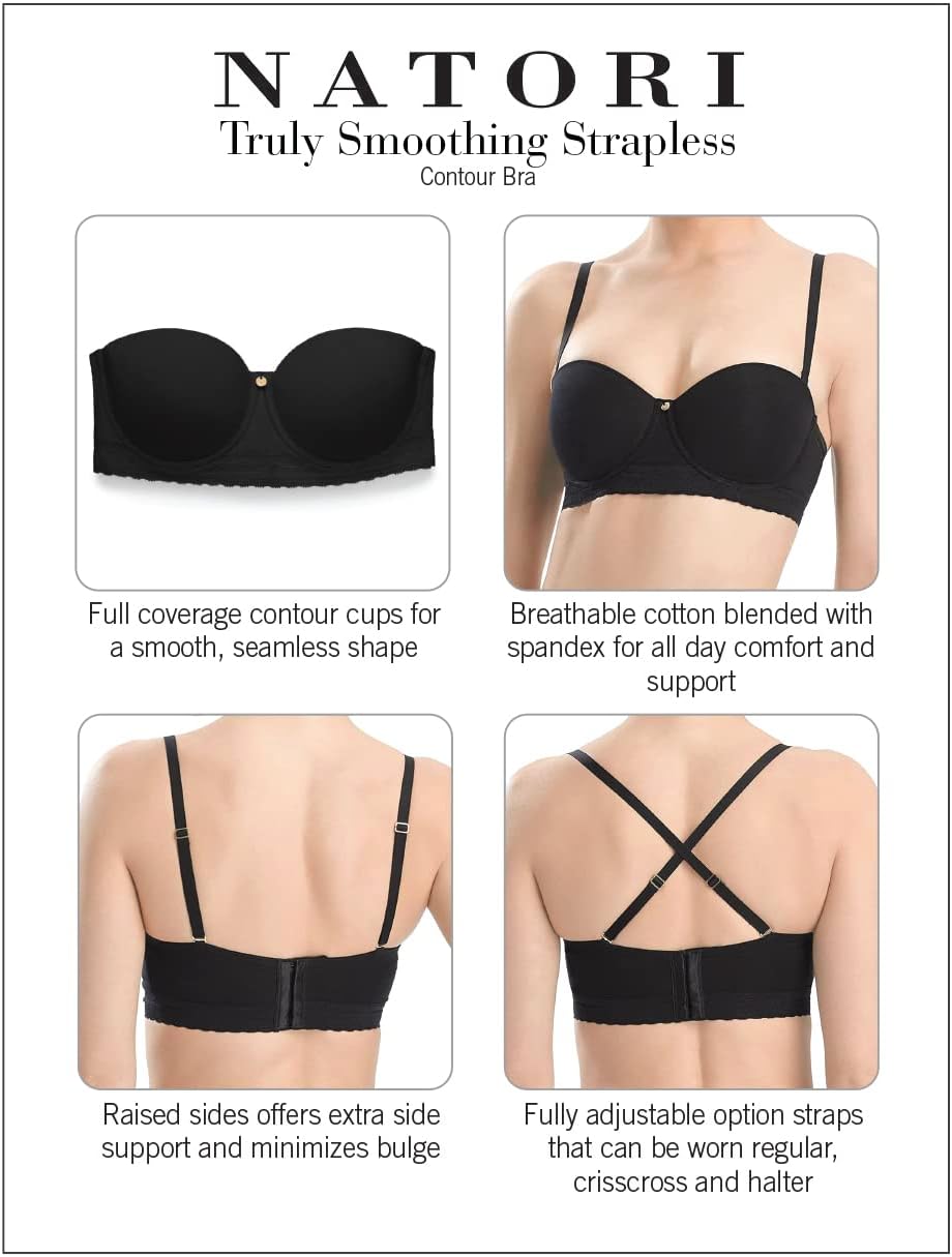 Natori Women's Truly Smooth Smoothing Strapless Contour - Image 6