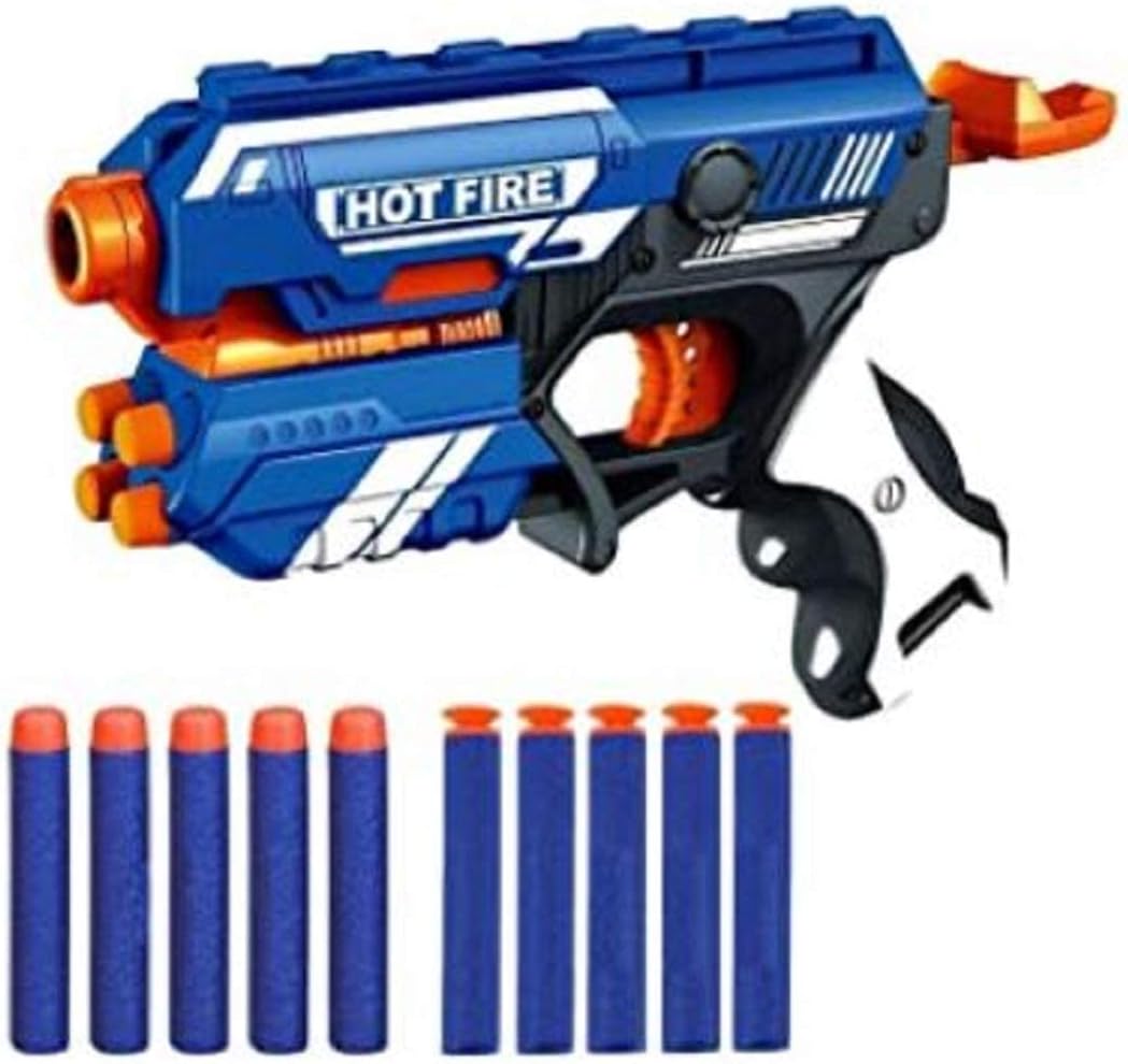 Blaze Storm Soft Bullet Shooting Gun Toys Fun Target Shooting Battle Fight Game for Kids