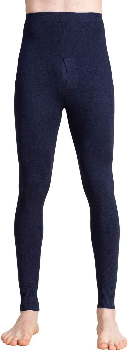 Paradise Silk Cashmere Silk Knit Men Sheer Thermal Pant Long Johns Bottom