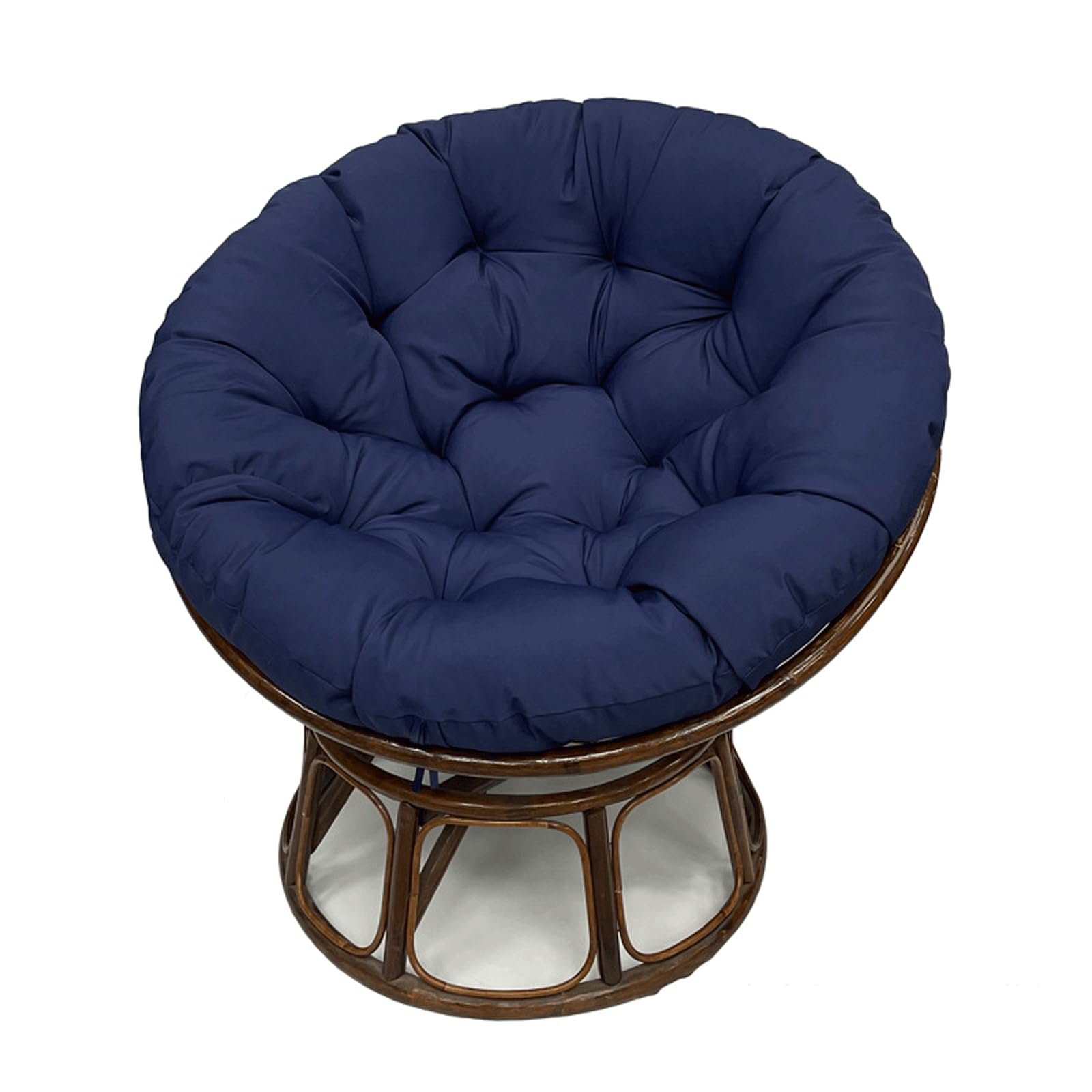 Wodoodporna poduszka na huśtawkę na patio 150 x 109 cm – gruba miękka poduszka do siedzenia do hamaka wewnątrz/na zewnątrz i krzeseł do jajek dla najwyższego komfortu