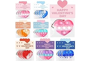Personalized Valentine's Day Gifts for Kids: Charming Heart-Shaped Fidget Pop Toys