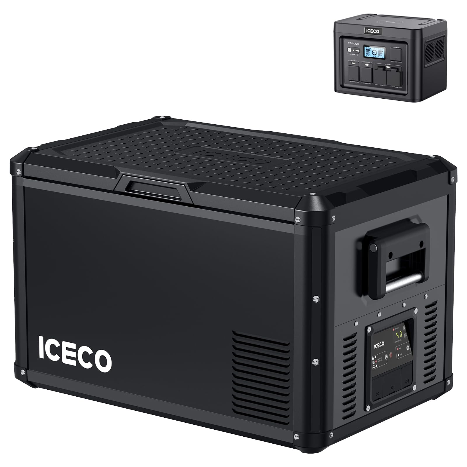 Amazon.com: ICECO 63.4 Quart Portable Freezer with 1075Wh Battery