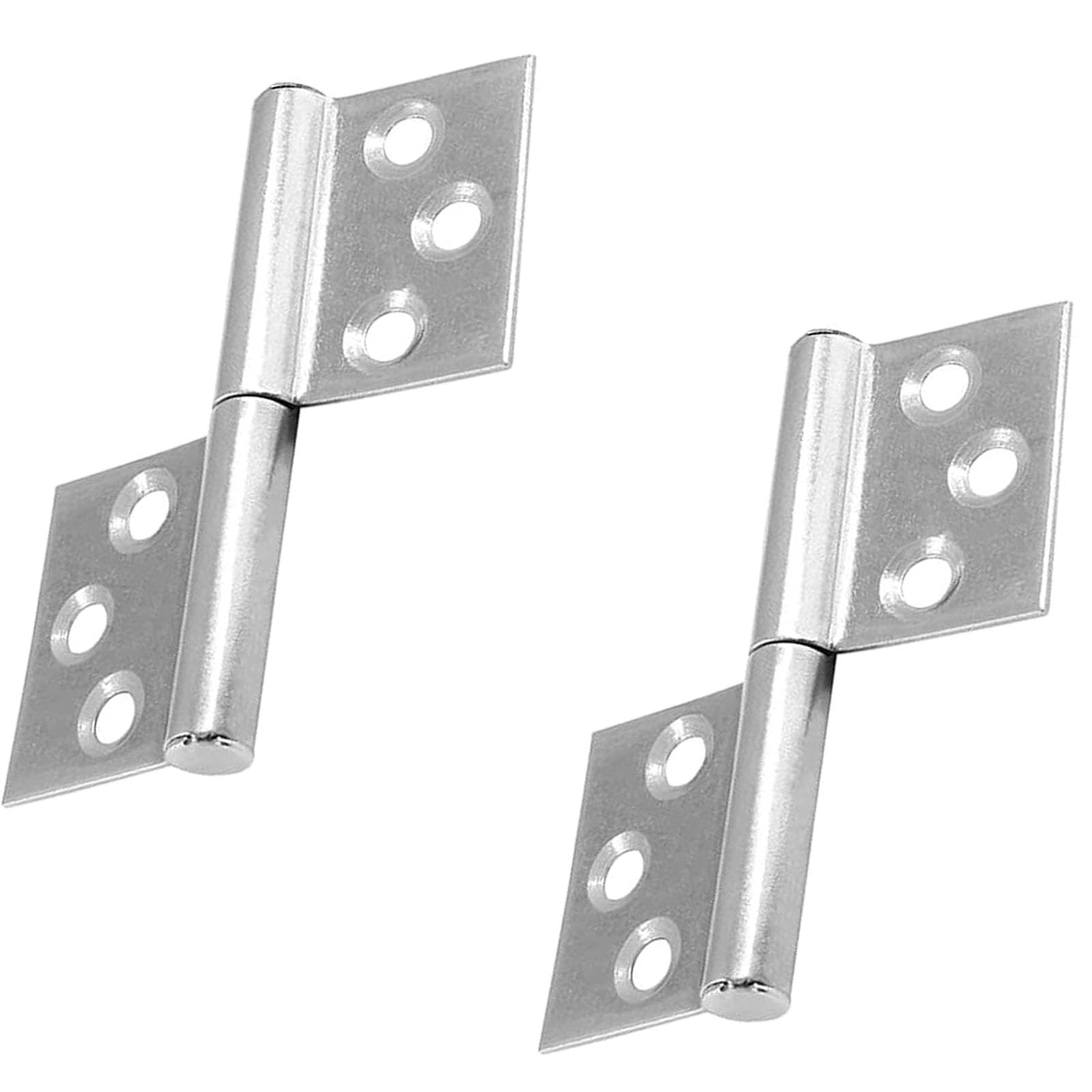 Bisagras de puerta desmontables de acero inoxidable 304, rotación de 360 grados para ventanas y muebles, paquete de 2