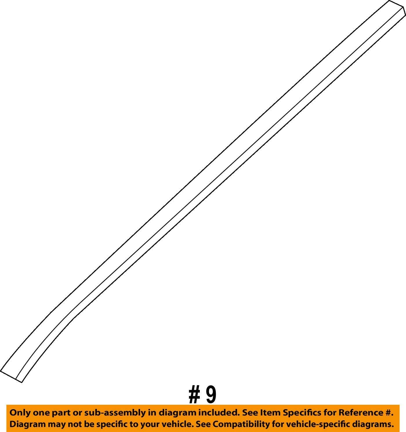 Genuine OEM 86131-2P010 Molding - Windshield Glass Side, LH / 861312P010 for Kia Sorento 11-15