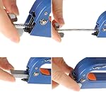 Gun à écrou lourd 3 en 1 Rembourrage de pistolets à agrafe avec détachant de queue 1200 Agrafes de tissu Stapler pistolet pour artisanat en bois DIY Décoration