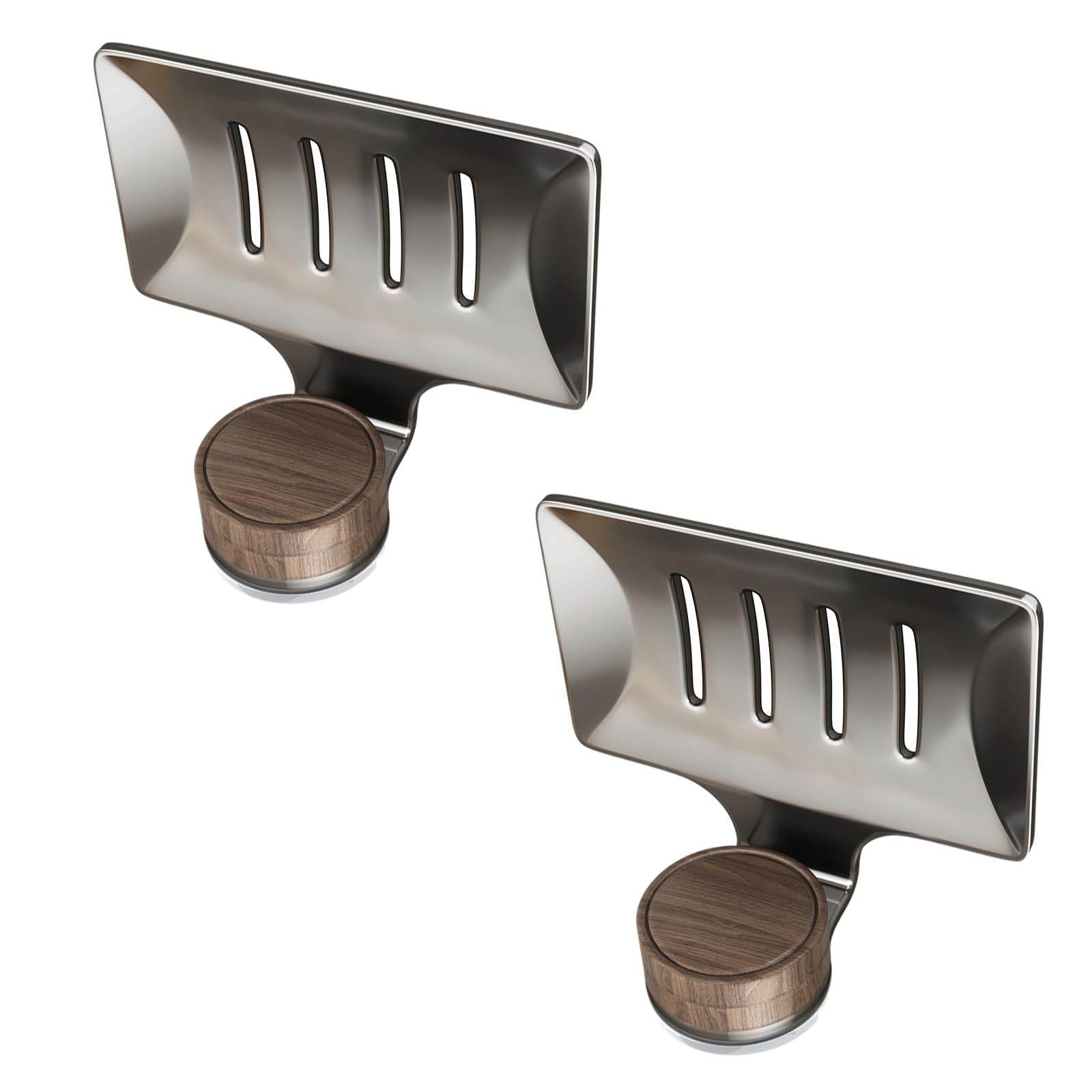 Jiingekk 2 Pack Not Drill Quick Installation Suctions Cup Soap With Inspires Strong Grip Wall Mounting For Bathroom Shower Rustproof Bathroom Soap Dispenser