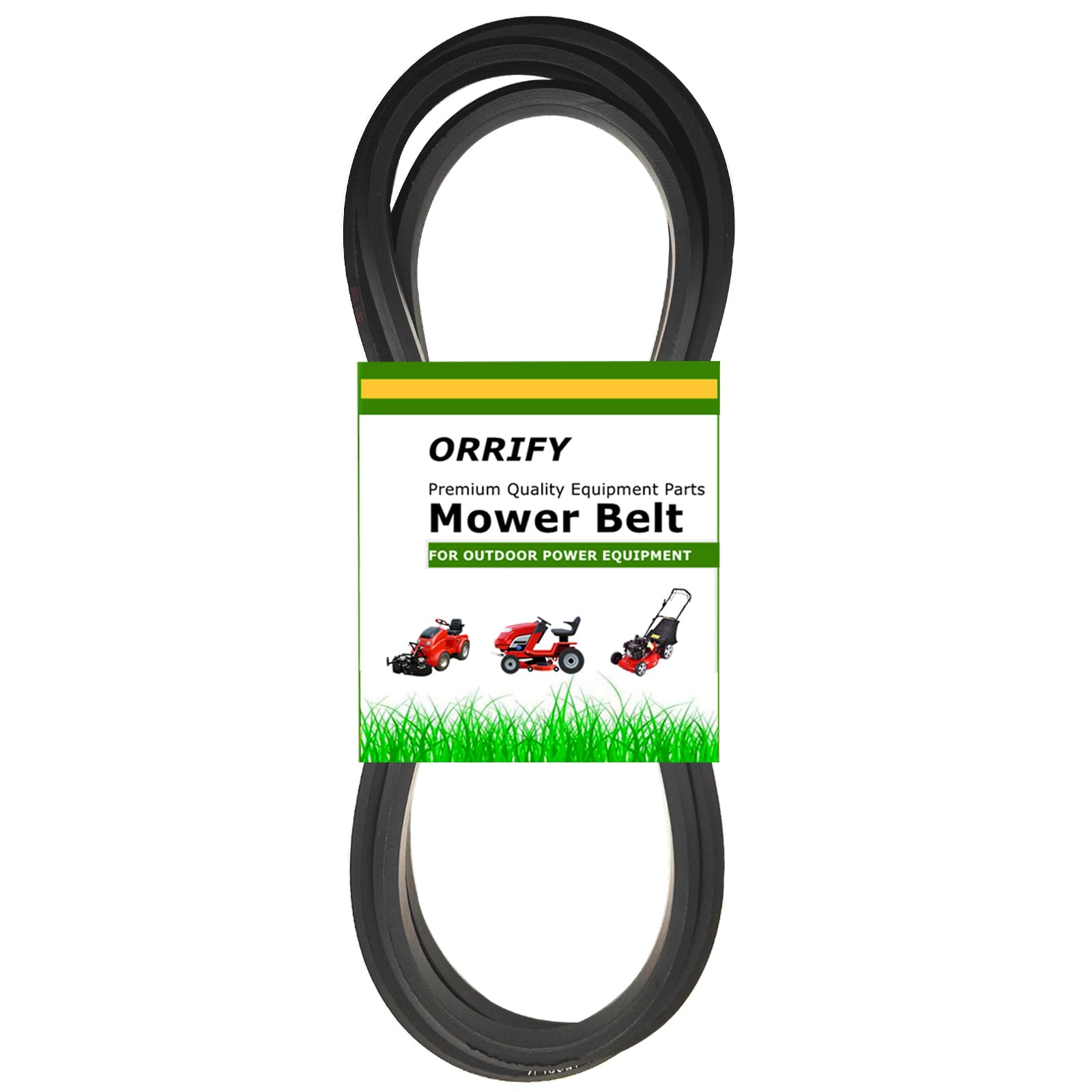 Correa hexagonal para cortacésped de 5/8 x 131 pulgadas para John Deere F725 F735 con cubiertas de 54 pulgadas M111534 correa en V de doble ángulo