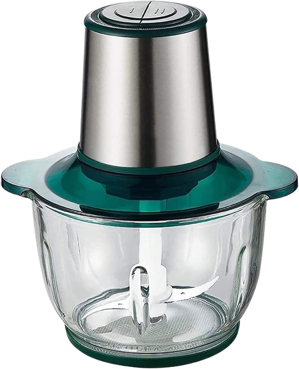 Electric Food Chopper, Food Processor, 300W Meat Grinder Chopper for Meat & Vegetable, 2L Capacity, Quick Chopping and Mixing Meats, Vegetables & Fruits