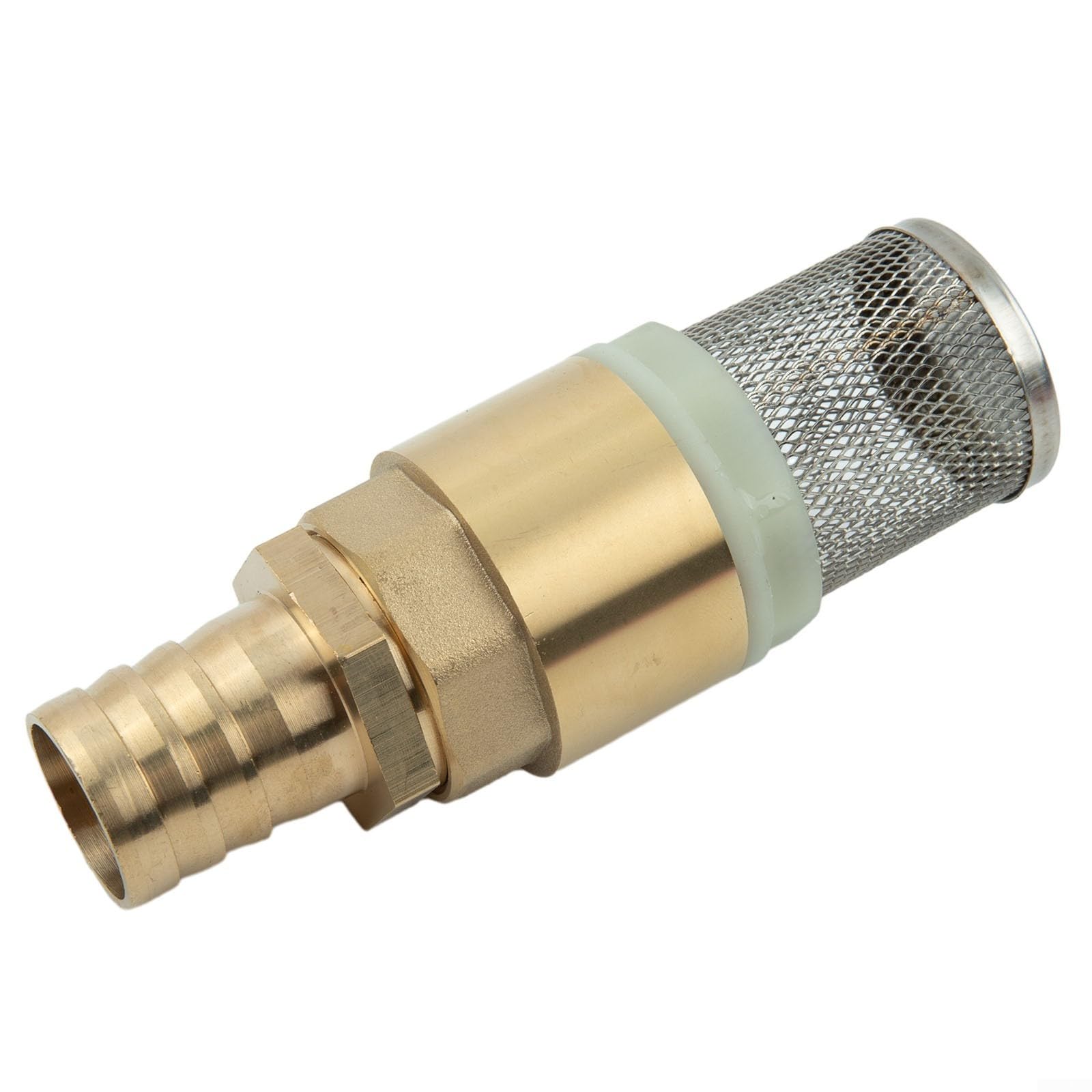 Valvola di non ritorno con molla in acciaio inox e corpo in ottone adatta per irrigazione agricola e controllo del flusso d'acqua (valvole da 1" + DIA 25mm)