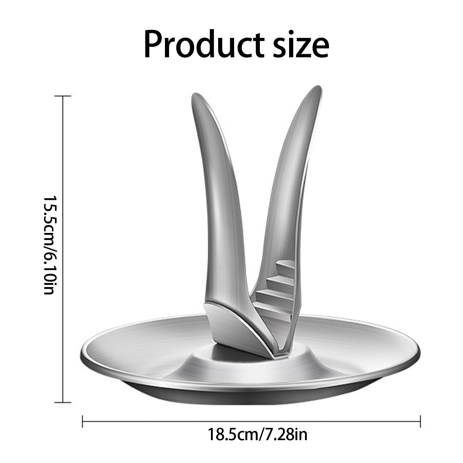 Casse-noix robuste en acier inoxydable avec compartiment de rangement pour casser facilement différentes noix, y compris les noix et P