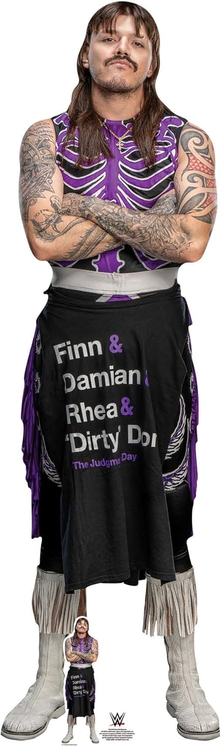 Star Cutouts SC4545 Dominik Mysterio Judgement Day WWE Cardboard Cut Out Height 187cm - Ideal for WWE Fans, Gifts & WWE Party Decorations