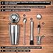 INNÔPLUS Coctelera, Cocktail Kit de Acero Inoxidable, Kit Cocteleria Profesional de 5...