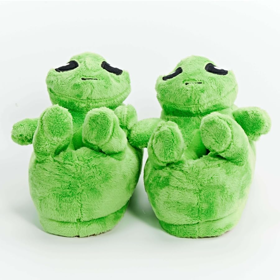 Image of ooohyeah Unisex's Non Slip Fuzzy Novelty Slippers, Indoor Funny Cozy House Shoes for Women & Mens
