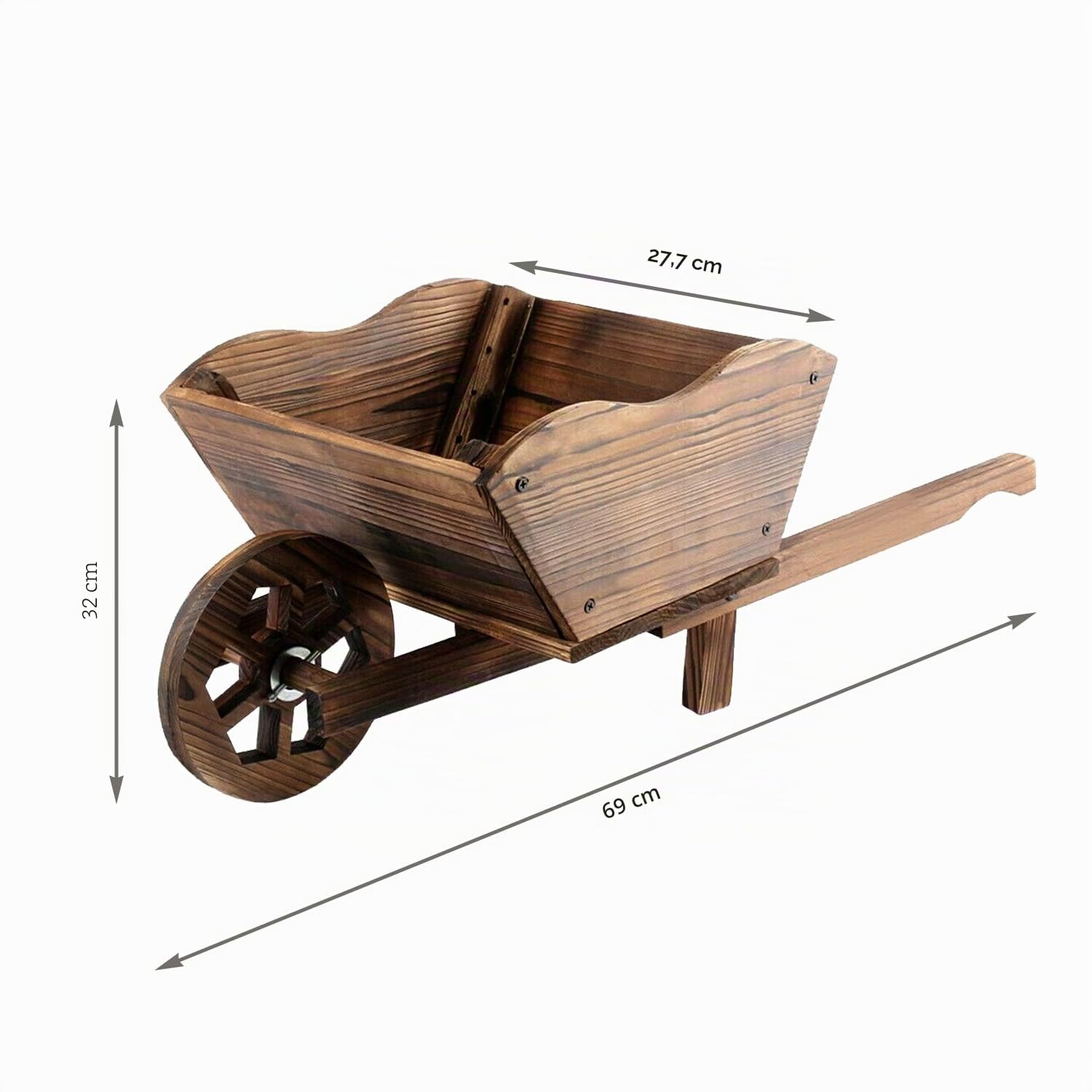 Rustic Garden Supplies - Carriola ornamentale, per piante, BAR5/B
