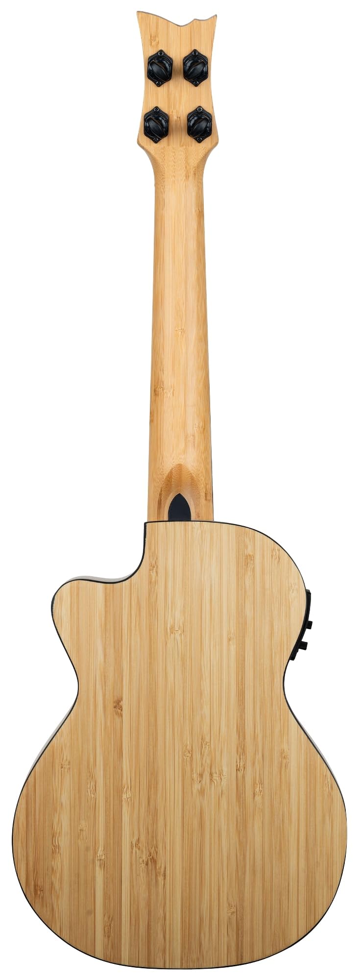 Ortega Guitars Ukelele Tenor electro-acústico - Serie Bambú - incluye Gig Bag Deluxe - bambú (RUNAB-TE)
