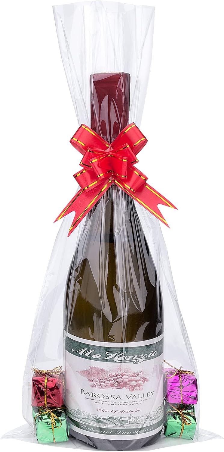 Awpeye Cellophane Bags 8x16 Inches, 100 Pack Cellophane