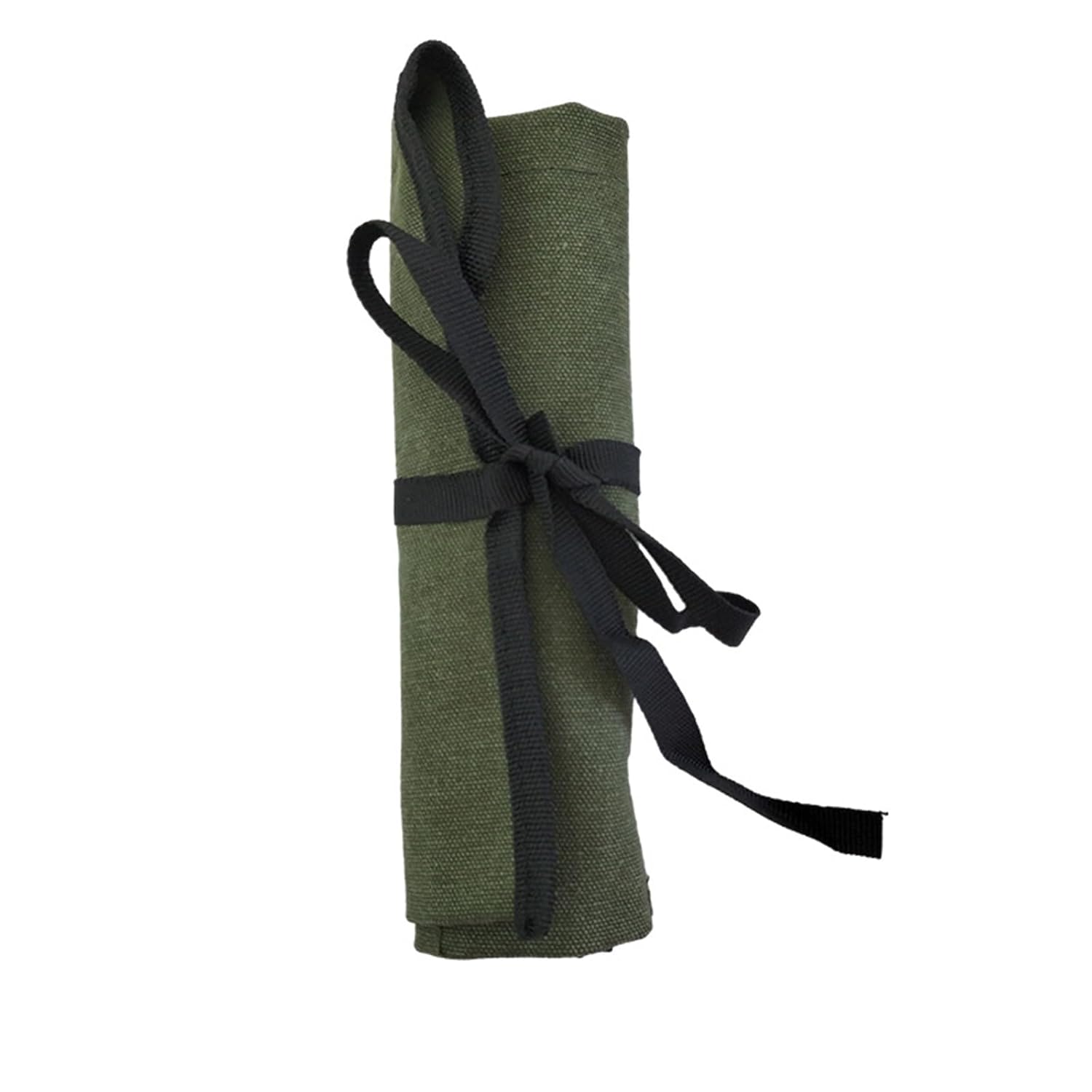 4 Pocket Tool Bag Canvas Wrench Rolls Up Pouches Screwdriver Pliers Roller Compartments Organizers Tool Rolls