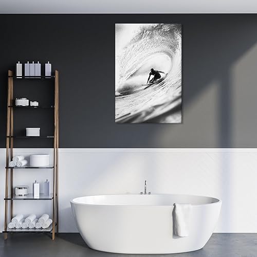 Miniatura 5 de Póster vintage de surf, arte de olas costeras, arte de pared de playa, pintura de olas grandes, deportes extremos, impresiones en lienzo para el