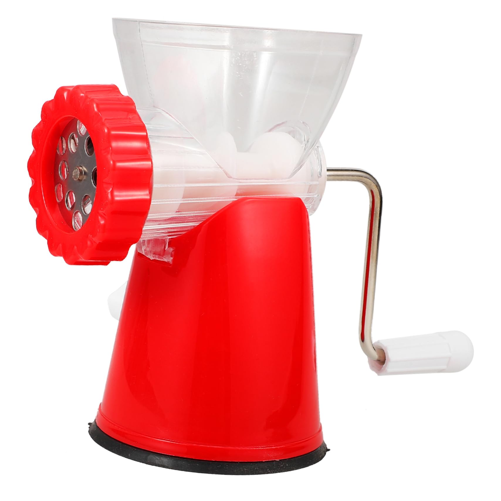 HOLIDYOYO Plastic Metal Manual Meat Grinder Sausage Stuffer Mincer for Home Commercial Use