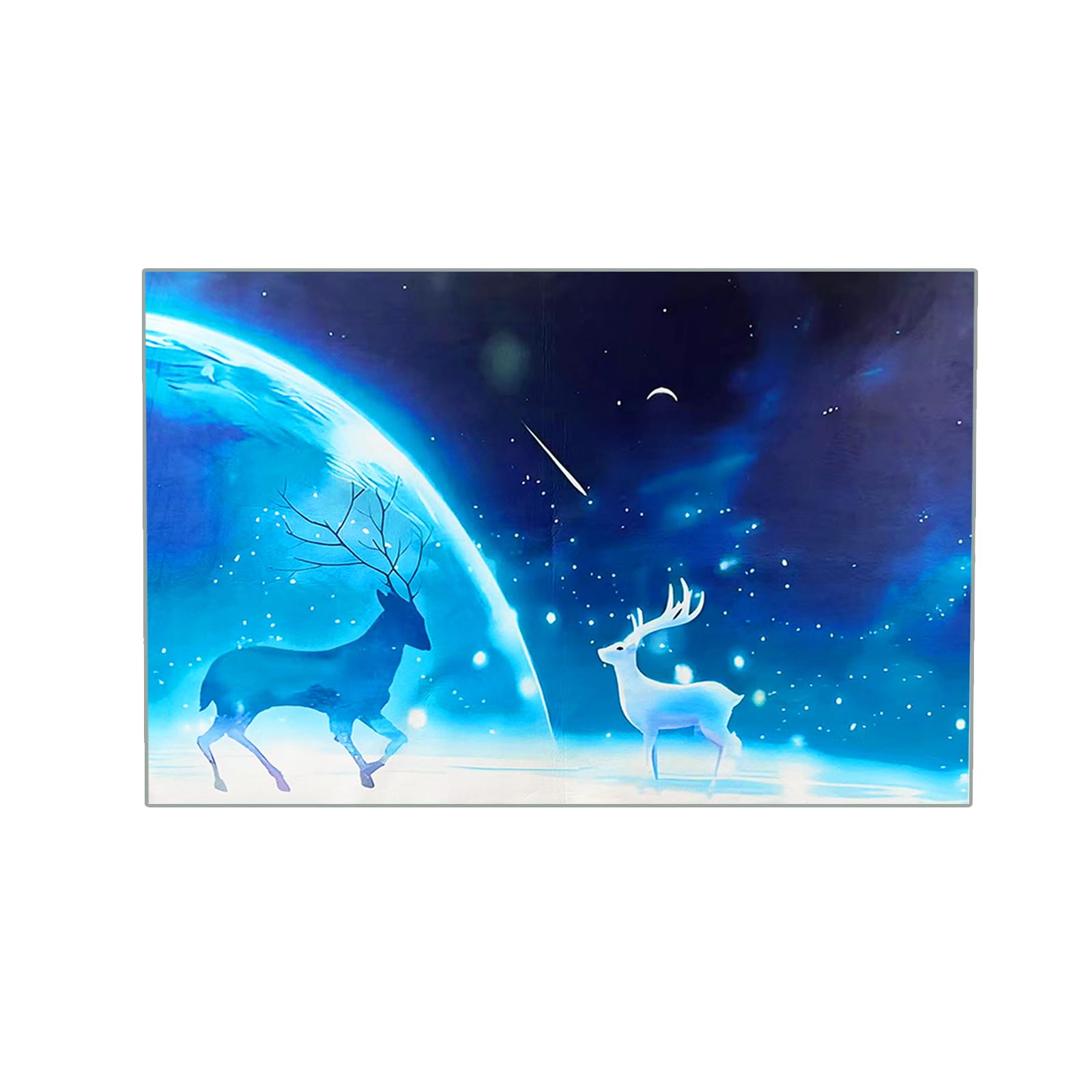 ViiGMSy Starry sky cartoon carpet for living room carpet large area 5'x6' carpet for office decoration carpet, Blue, 05312-BC