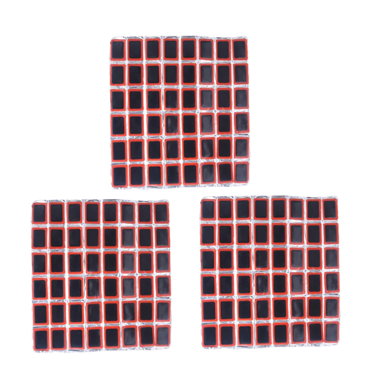 SUPVOX 3sheets Rubber Tire Patch Kit Puncture Repair for Bikes Repair for Inner Tubes and Air Mattresses Easy to Use Portable