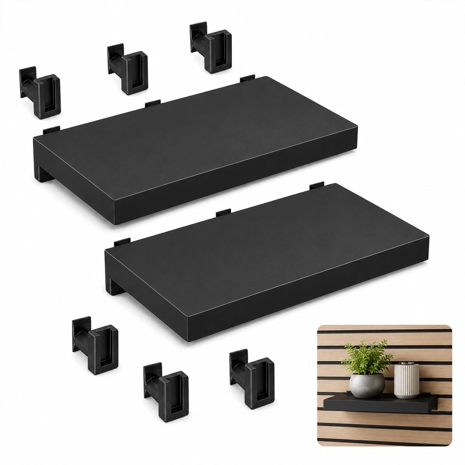 HANXIANG 2 Pack Acoustic Panel Accessories, 15x8.5cm