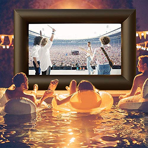 Pantalla inflable exterior para proyector 14 pulgadas miniatura 2