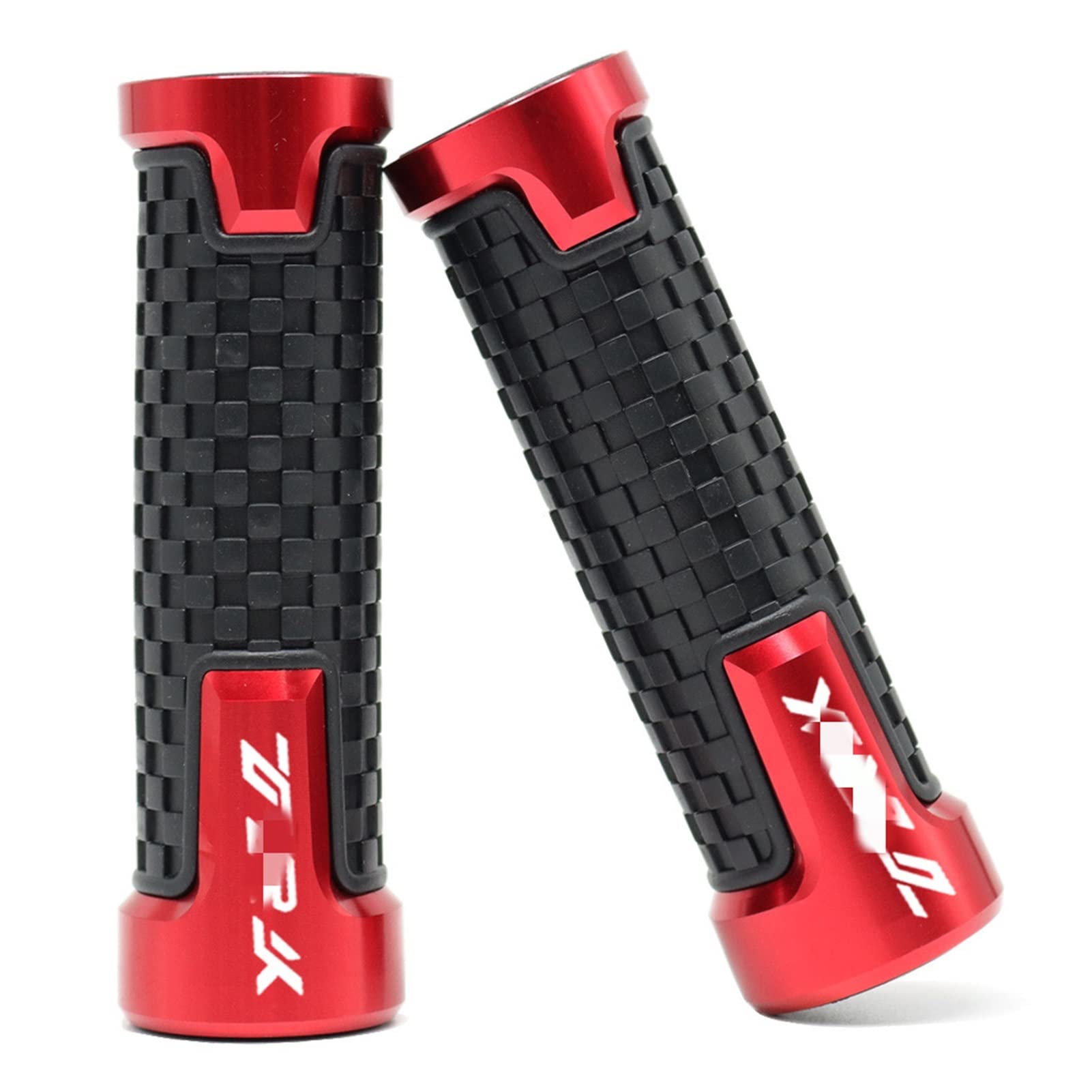 Guidon de moto Benelli TRK 502 optimisé par une poignée rouge 22mm