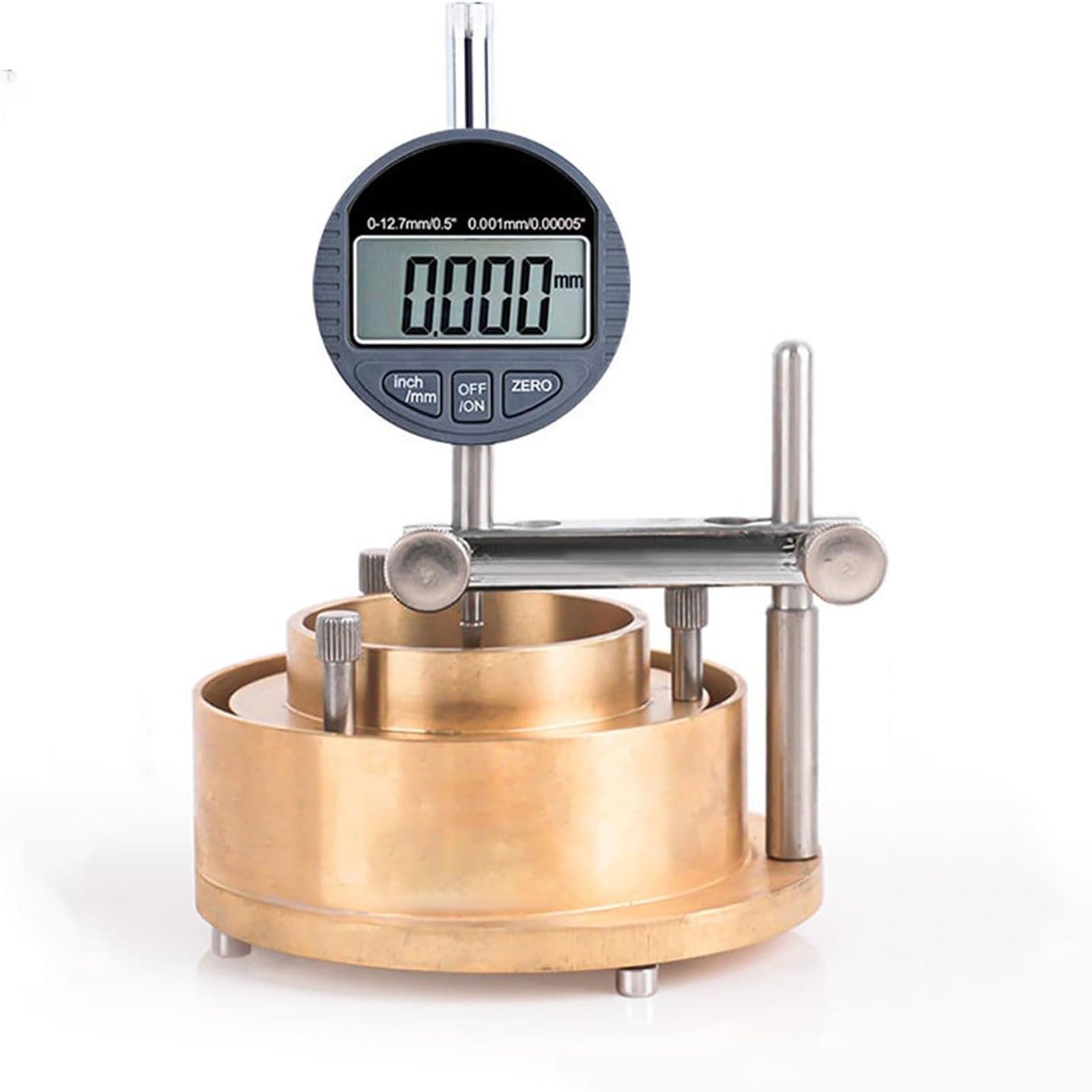 Compteur de taux de gonflement sans sol en laiton robuste avec paroi lisse et écran digital