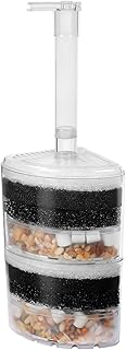 AQUANEAT Sponge Filter, Aquarium Air Driven Corner Filter Sponge for Fry Shrimp Nano Fish Tank
