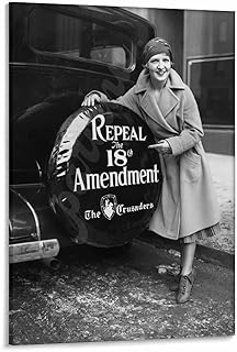 Vintage Wall Art Repeal 18th Prohibition Amendment Poster Black And White Art Poster Bar Wall Decorative PosterVintage Wall Art Repeal 18th Prohibition Amendment Poster Black And White Art Poster Bar