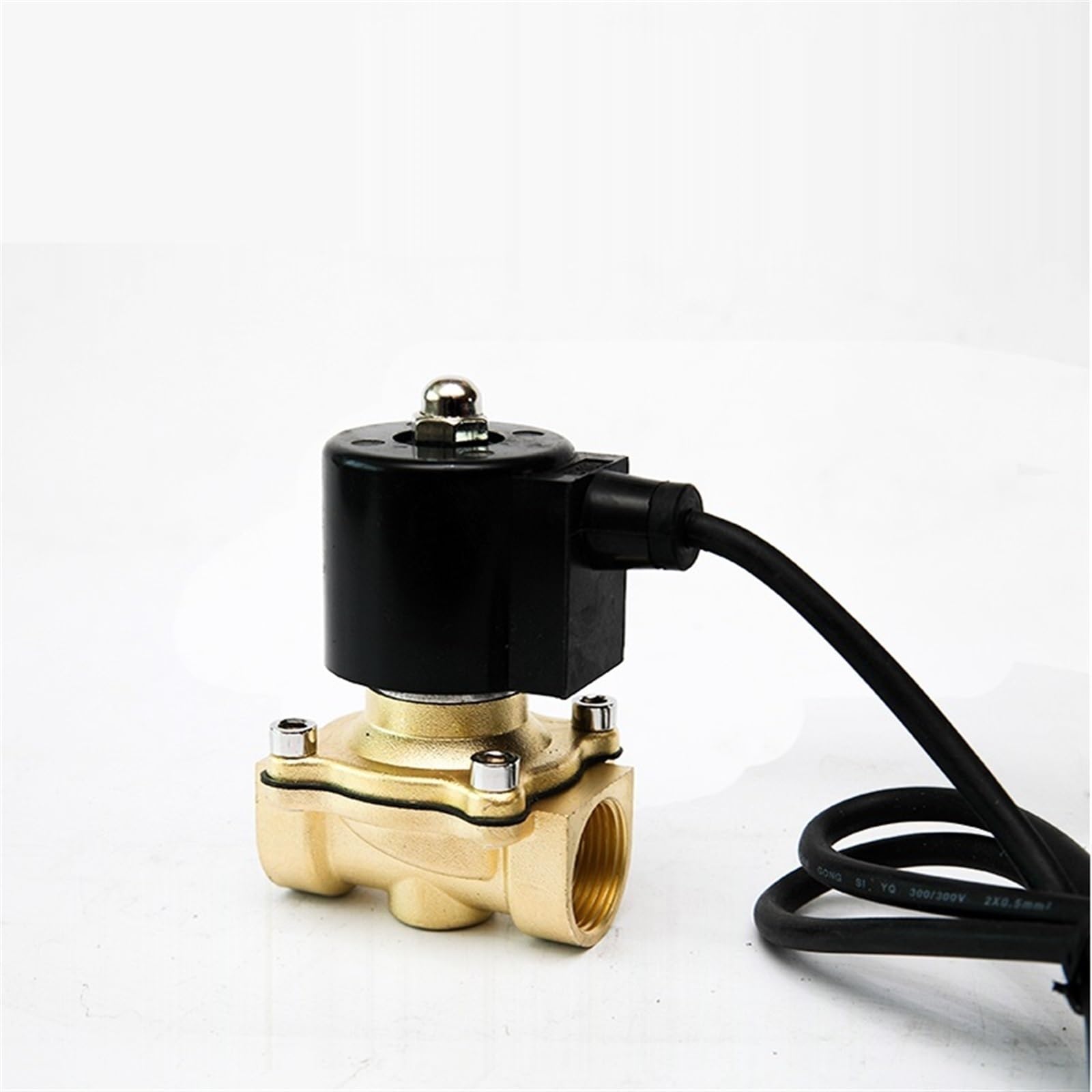 Válvula solenoide IP68 normalmente cerrada con rosca BSP de 1 pulgada y 24 V