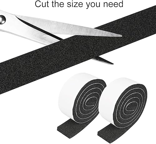 Miniatura 5 de 2 Rollos de 2 Pulgadas de Ancho x 12 Pulgada de Grosor Cinta de Sellado de Espuma de Celda Abierta para Burletes de Aire Acondicionado, Cinta de