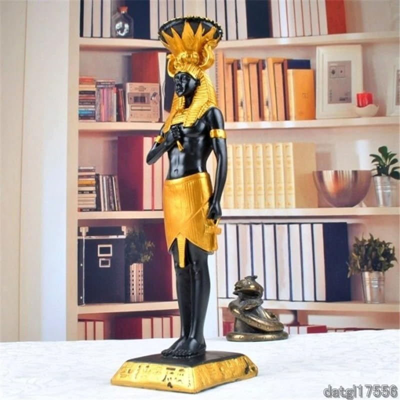 Amazon.co.jp: レア 古代エジプト ファラオ像 樹脂 黄金 クレオパトラ