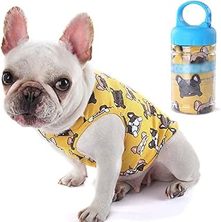 犬用冷感ベスト 犬服 クール tシャツ 春夏 涼しい 柴犬 フレンチブルドッググッズ クールコート 程よいひんやり感 犬 猫 ペットクールベスト 通気性 暑さ対策 熱中症対策 お散歩 お出かけ