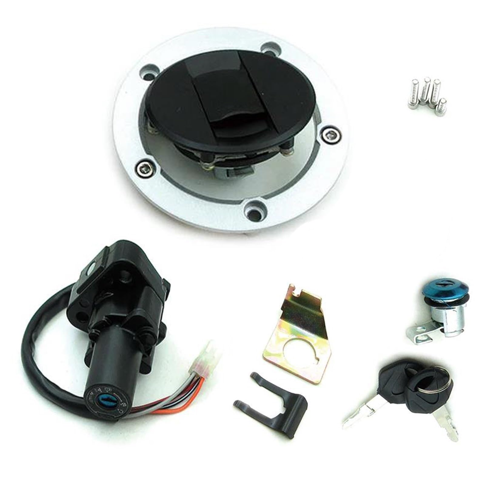 Accesorios de repuesto Suzuki GSX-R 1300 tapa tanque combustible y llave de encendido 7