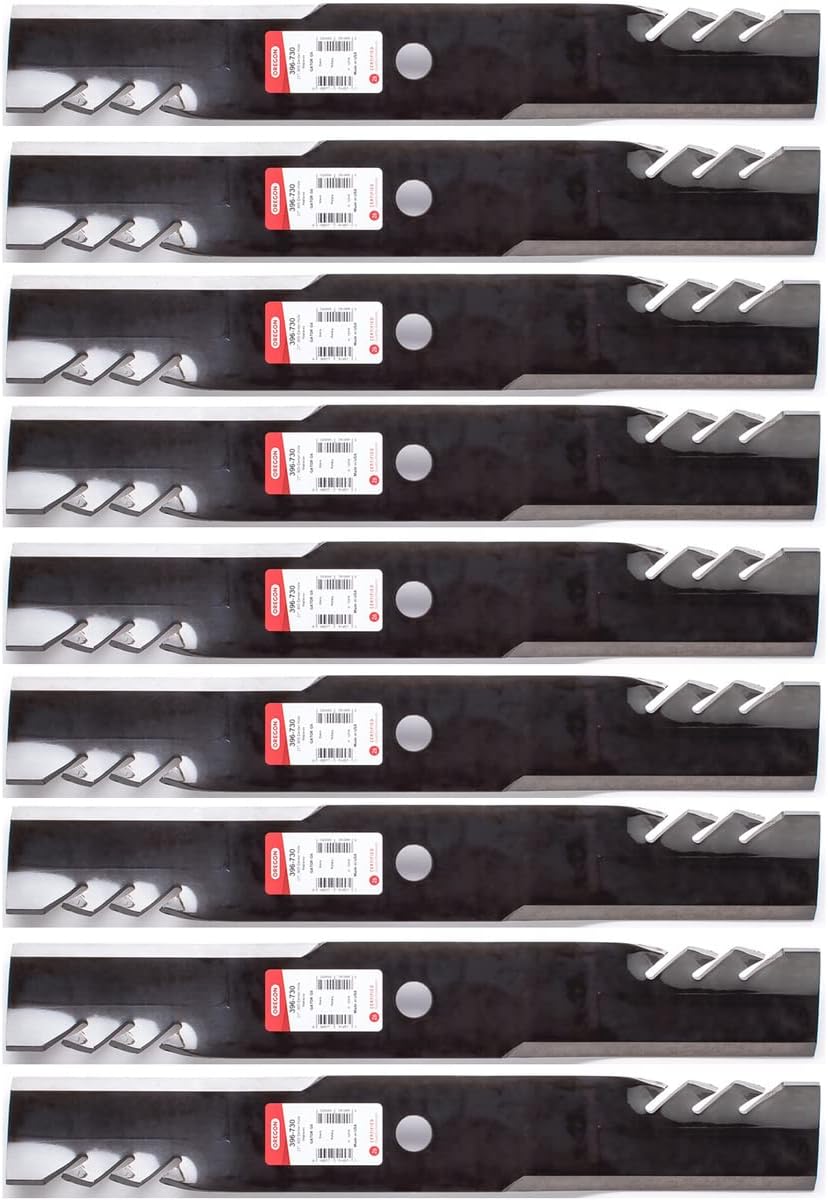 9PK Oregon 396730 G6 Gator Blades for 60" John Deere