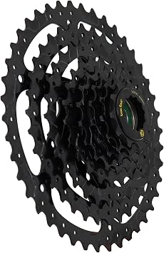Box Four 8 Speed Cassette Black 11-42T, 12-42T Fits Standard HG Hubs 9/10/11 Speed Cassette Mountain Bike, Lightweight Bicycle MTB Cassettes, Compatible Bike Cassettes