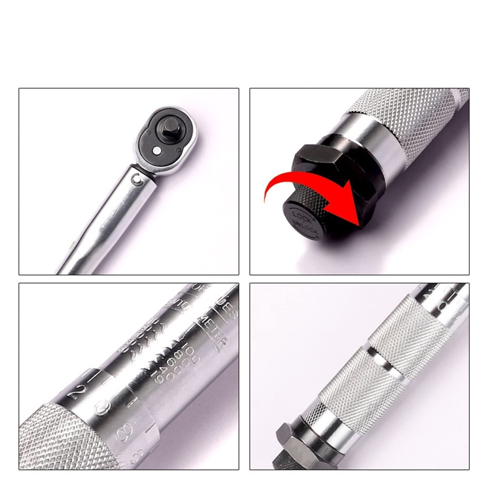 AmAzwi Llaves dinamométricas Llave de torsión Llave de torsión Ajustable Llave de torsión preestablecida 3/8 Llave Torque para automóviles, Bicicletas y Reparaciones Generales