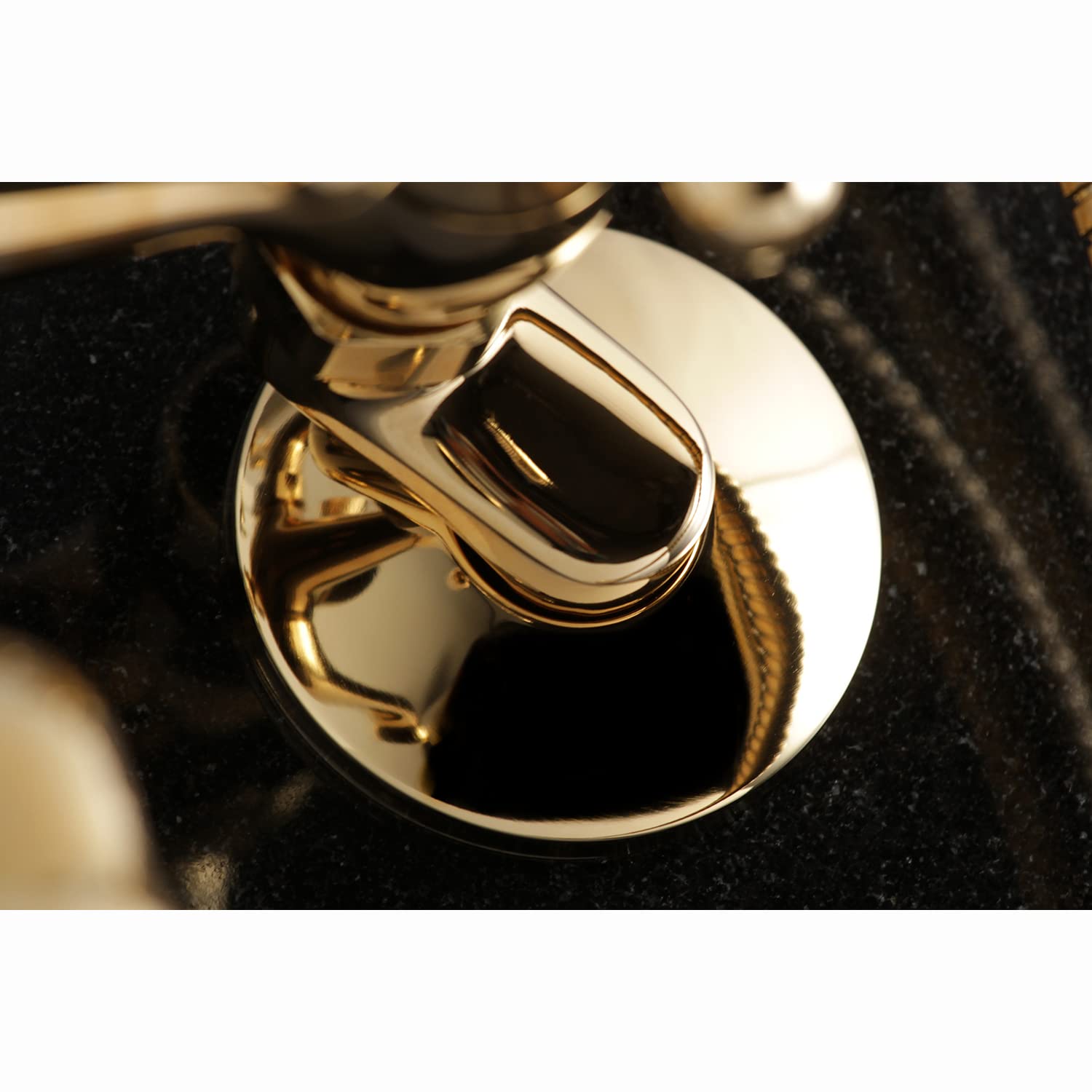 Kingston Brass KS265C Badewannen-Wasserhahn – Wandmontage, Verstellbar, Poliertes Chrom