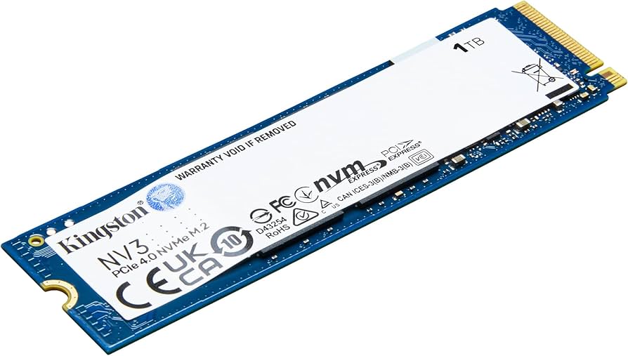 [18本] 新品/未開封 Kingston NV3 1TB SSD Amazon.com: Kingston NV3 1TB M.2 2280 NVMe SSD | PCIe 4.0 Gen 4x4