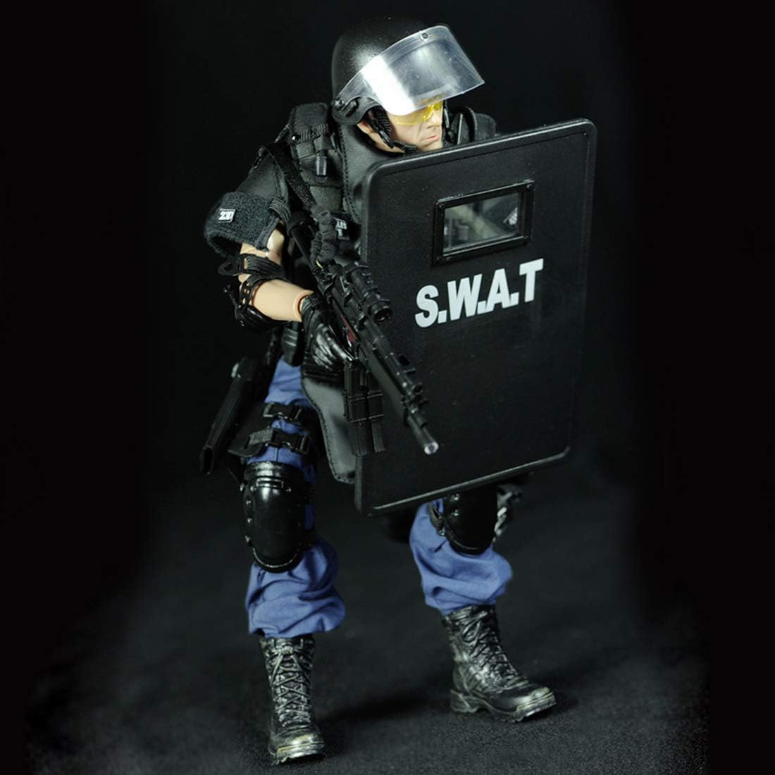 12 Inch Action Figures Military Set, 1/6 Scale Action Figures Set with Weapons and Accessories - NX03 - Shield Player Soldier - Image 7