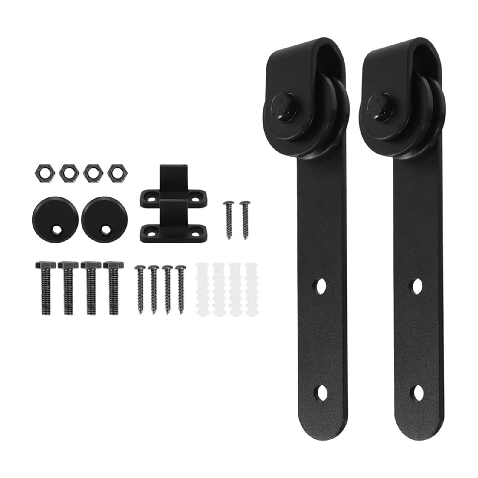 Cabinet Sliding Barn Door Hardware Kit Super Mini,Smooth Gliding