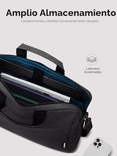 Miniatura 4 de Lenovo Bolsa para portátil T210, bolsa de hombro tipo mensajero para portátil o tableta, tela elegante, duradera y repelente al agua
