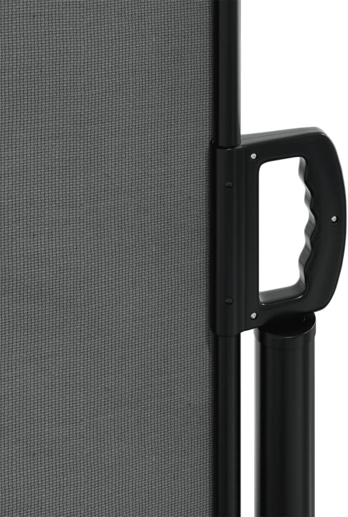 Close-up of the handle engaging with the receiving post
